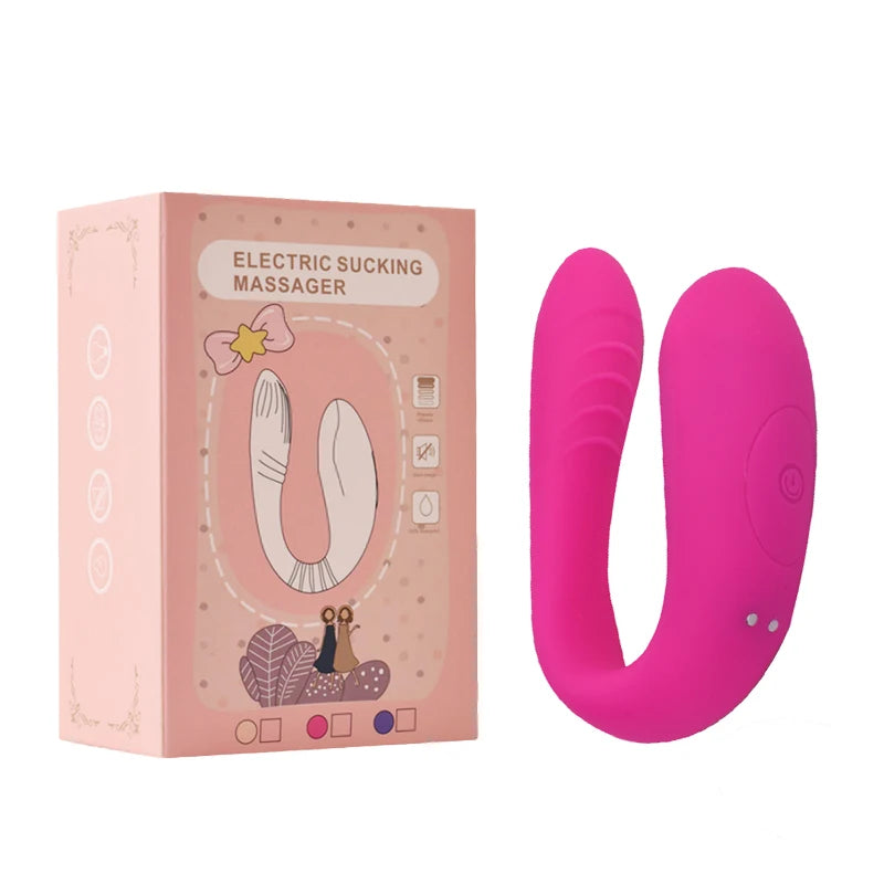Godemichet vibrant à 10 vitesses pour clitoris et vagin, vibromasseur pour femme, télécommande, double stimulateur du point G, jouet sexuel pour couple