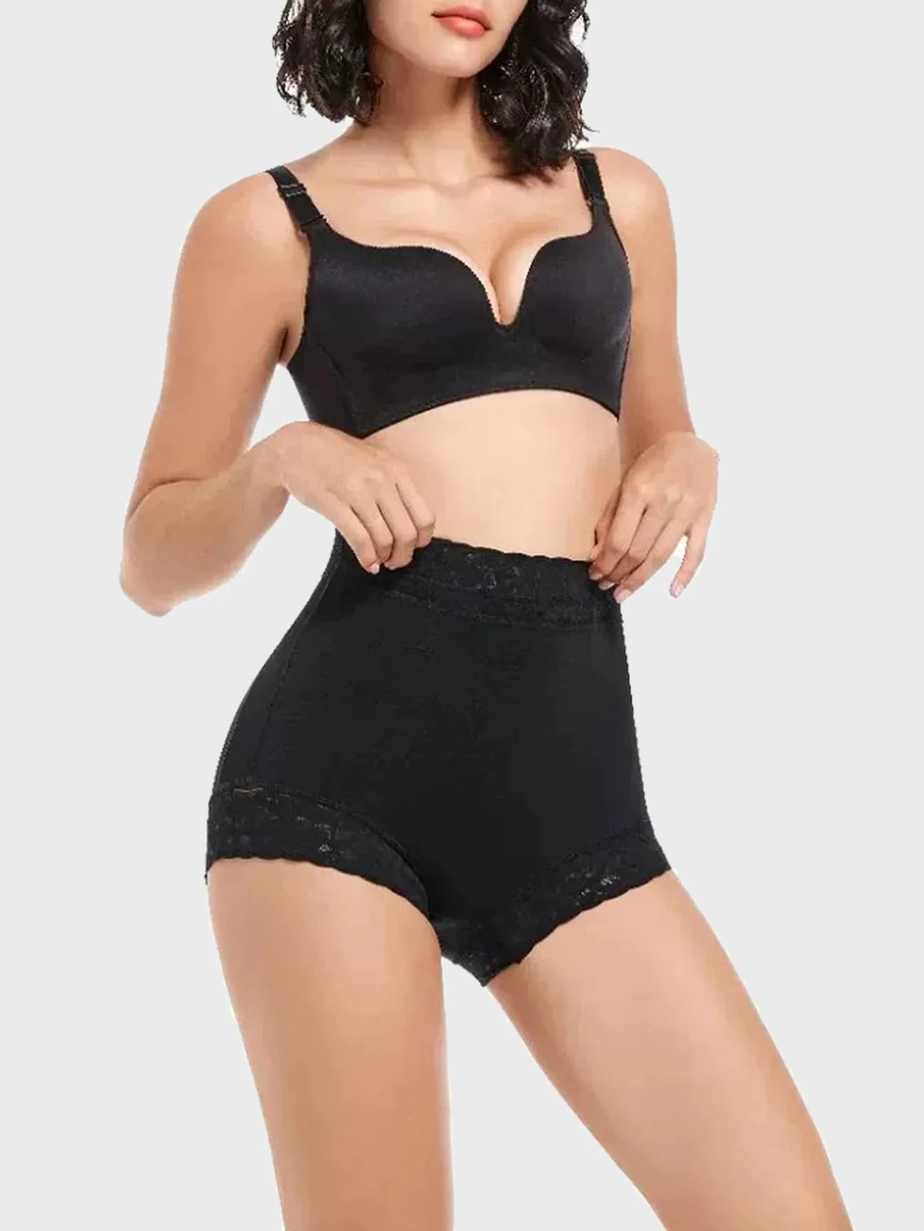 Fajas colombianas moldeadoras de abdomen plano para mujer, moldeadoras de cintura alta y abdomen plano.